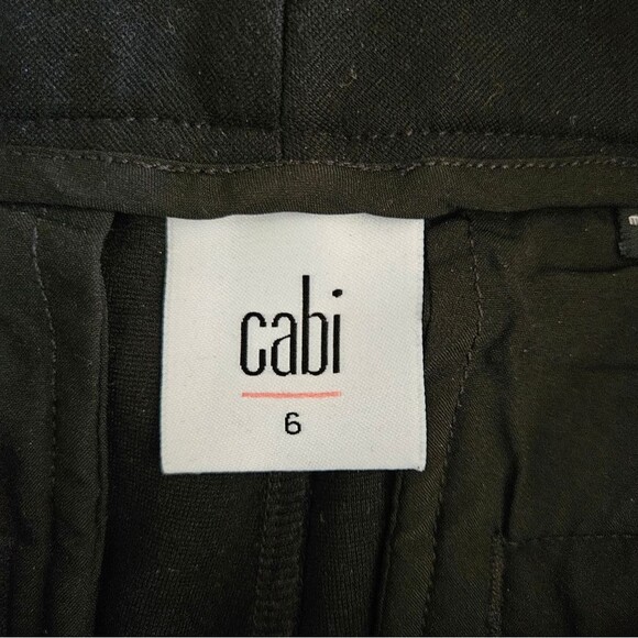 CAbi Evening Trouser Ponte Knit Pants Black Size 6 - Picture 7 of 9